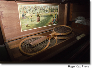 Boxed Tennis Racquet Set, International Tennis Hall of Fame & Museum, Newport, Rhode Island