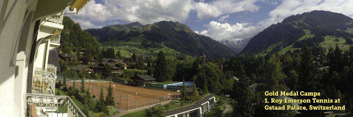 Roy Emerson Tennis Weeks, Palace Hotel, Gstaad, Switzerland